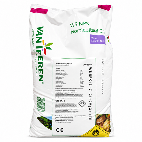 WS NPK 13-7-24+2MgO+7CaO 25кг 3334 фото